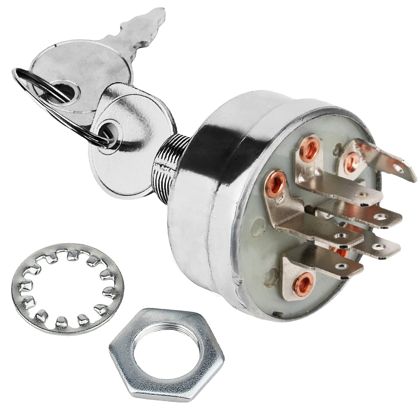 Ignition Switch Compatible with Exmark Lazer Z, Z XP & Toro Z 500, Grey gallery