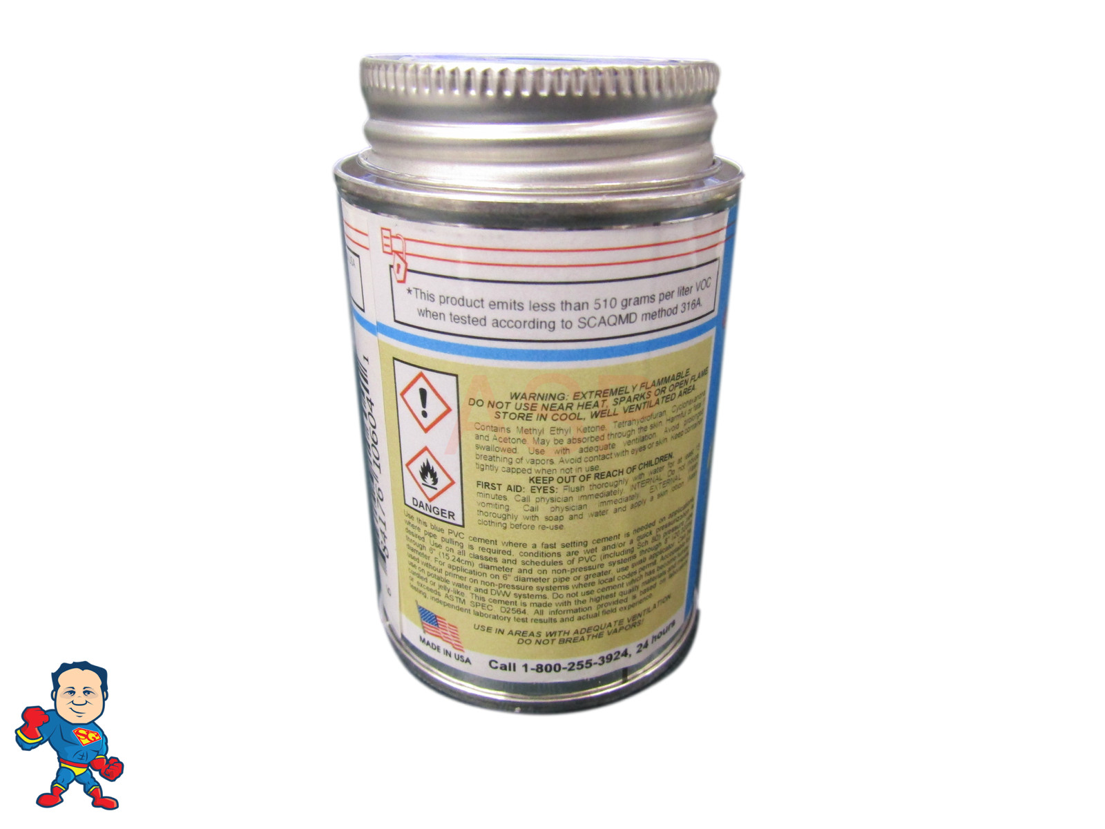 Leak Loc No Primer One-Step PVC Blue Glue 8oz for Hot Tub Spa Plumbing Repair gallery