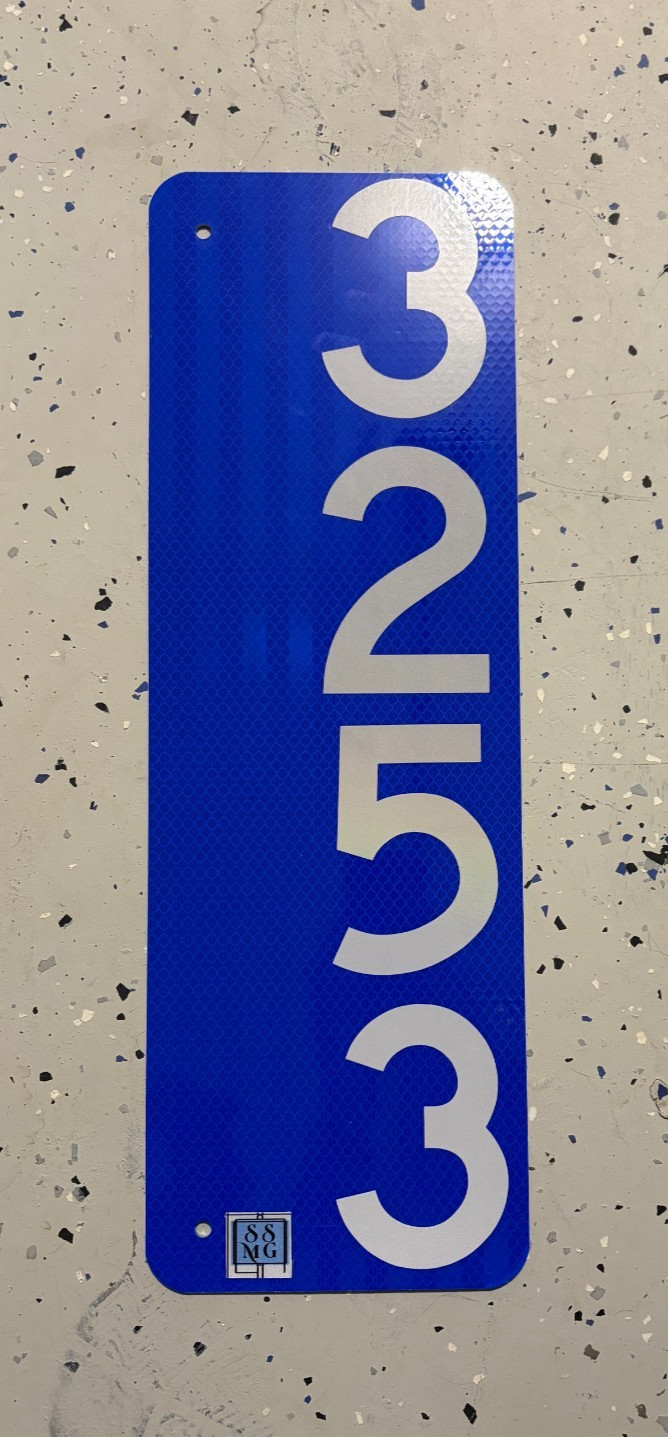 3M HIP 911 Reflective Address Mailbox Sign By SSMG gallery