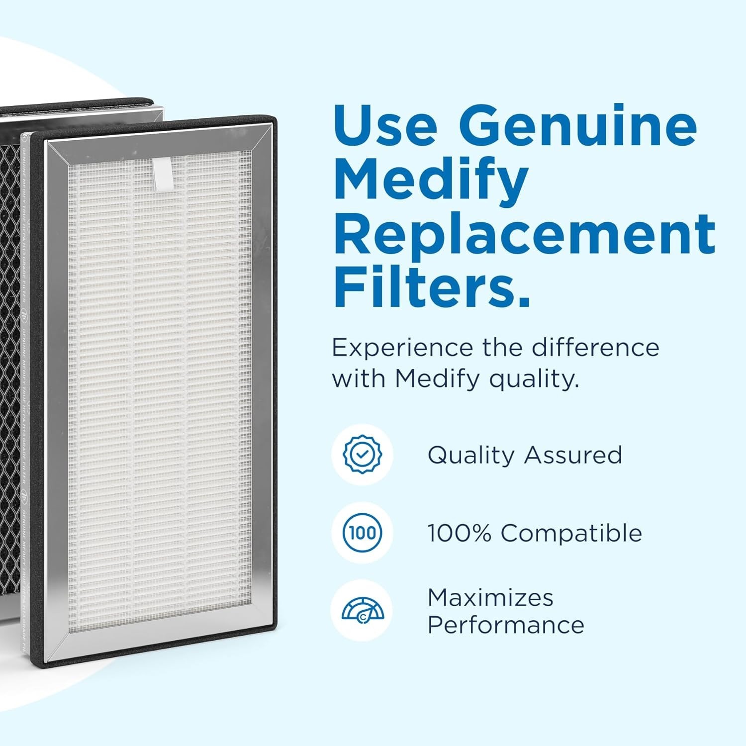 Medify MA-15 Genuine Replacement Filter 3 in 1 with Pre-filter, True HEPA H13 gallery