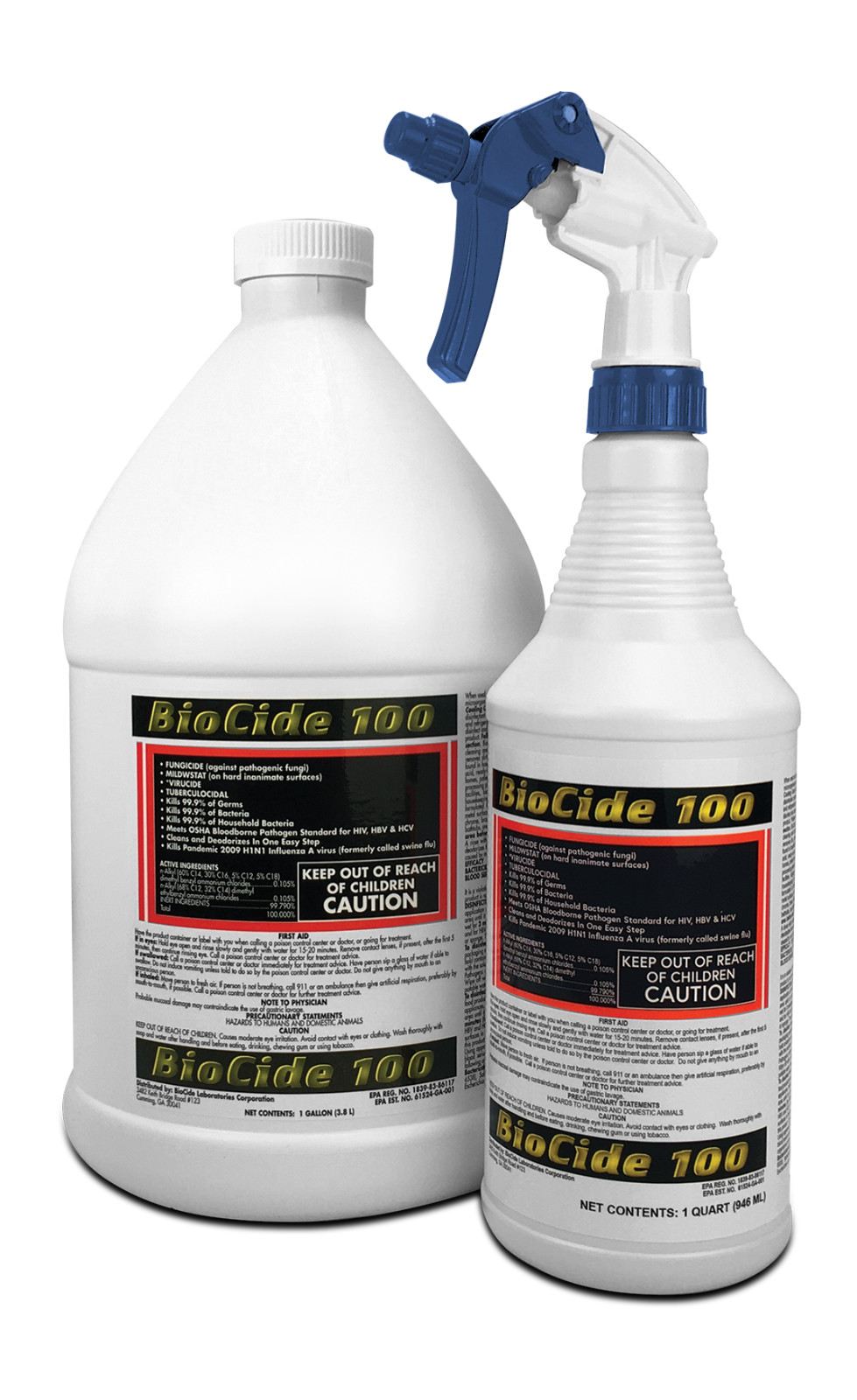 Biocide 100 Multi-Purpose Disinfectant Spray | DIY Mold, Mildew, Fungi Remover gallery