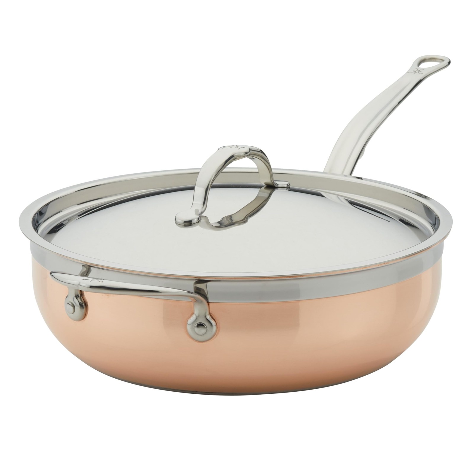 - CopperBond Collection - 100% Pure Copper Essential Pan, Induction Cooktop ,... gallery