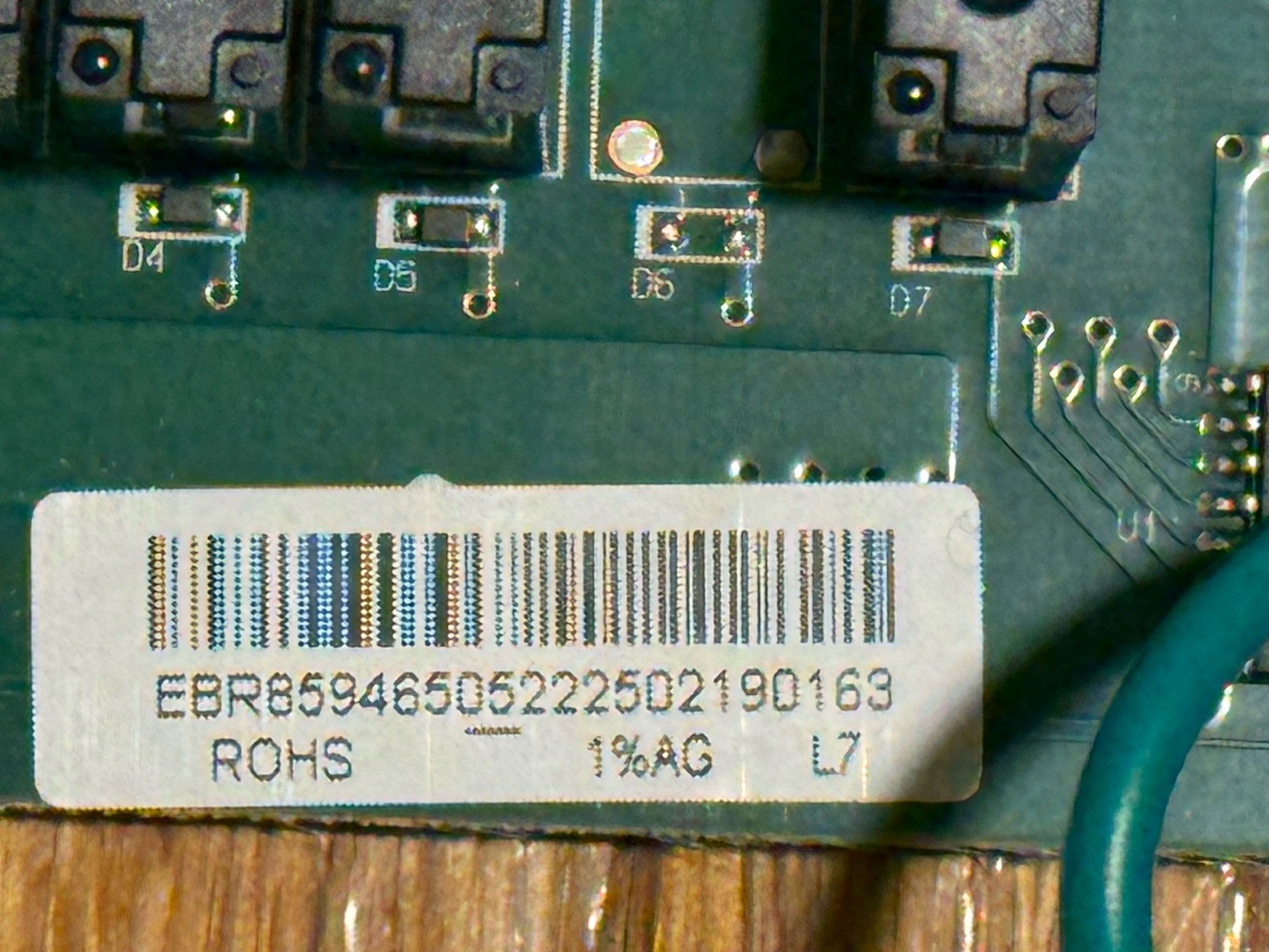 Power Control Board Main WB25X49255 for GE CWB713P2V1S1 Built-in Microwave E265 gallery