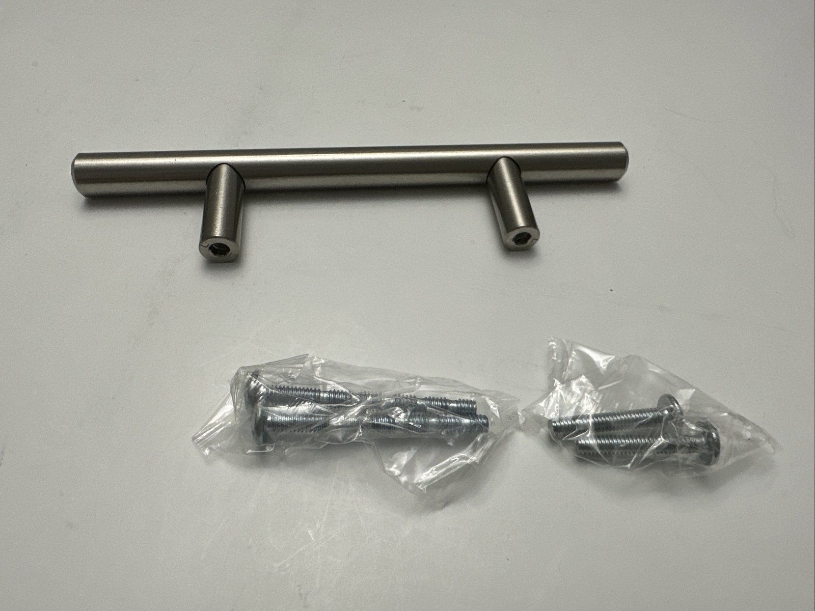 Jamison Collection J224-SN Contemporary Bar Cabinet Drawer Pull 6"L 3" centers gallery
