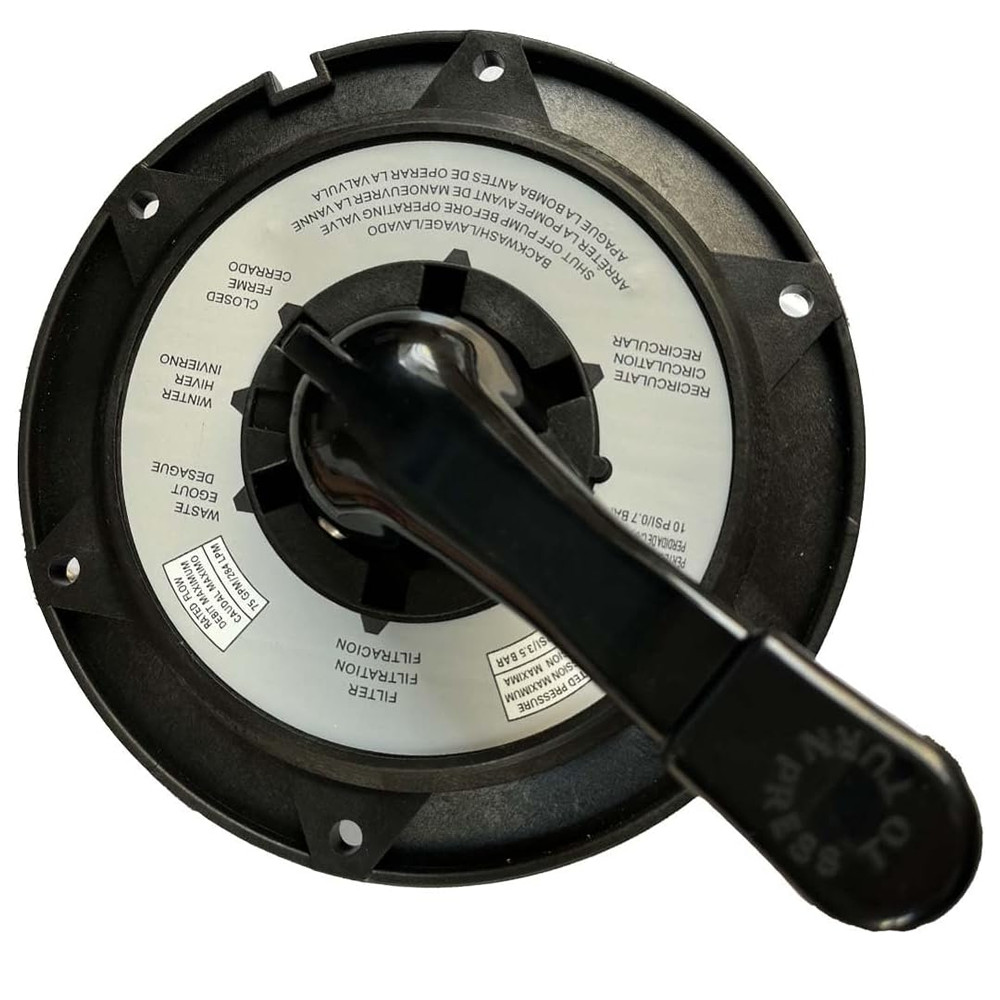 SPX0714BA Key Cover and Handle Assembly fits for Hayward SP0714T Multiport Valve gallery