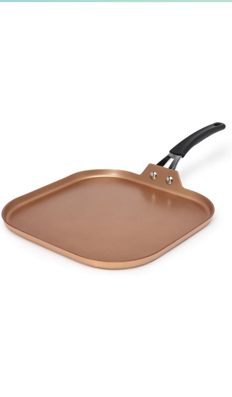 Ecolution Endure 11 Inch Nonstick Griddle | Induction Base | Oven Safe, Copper gallery