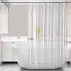 74 Inch Shower Curtain Liner Long with 6 Weighted Magnets, Lightweight PEVA gallery