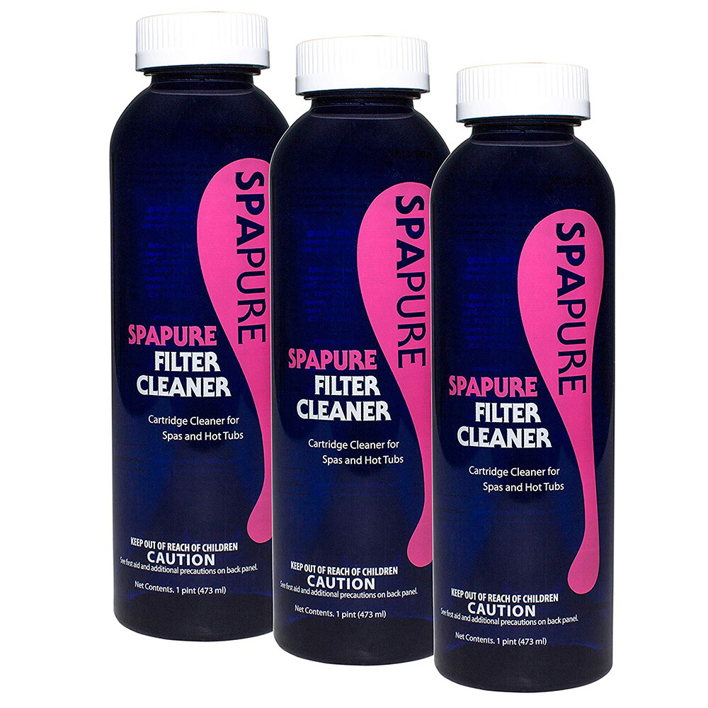SpaPure Filter Cleaner 3 Pack Improve Filtration & Circulation in Spas & Hot Tub gallery