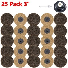 25 Pcs 3″ Nylon Surface Conditioning Discs for Grinding, Polishing & Deburring