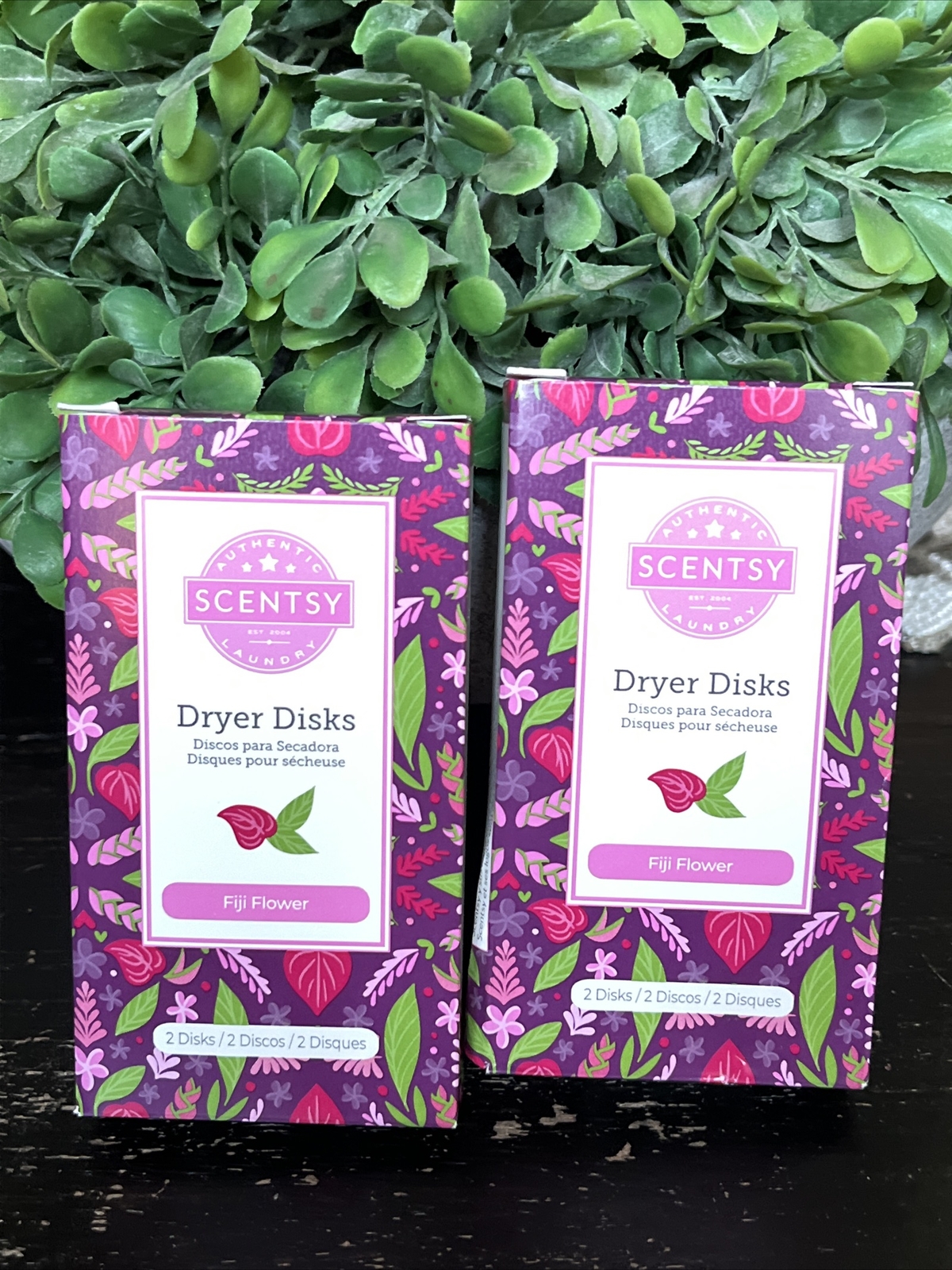 Scentsy Dryer Disk Lot 2 Boxes (4) Free Ship Fiji Flower gallery