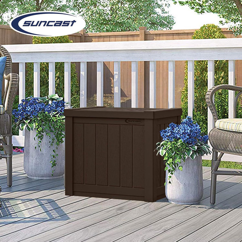 Java Brown 22-Gallon Patio Storage Deck Box - 17x22 Inch (2 Pack) gallery