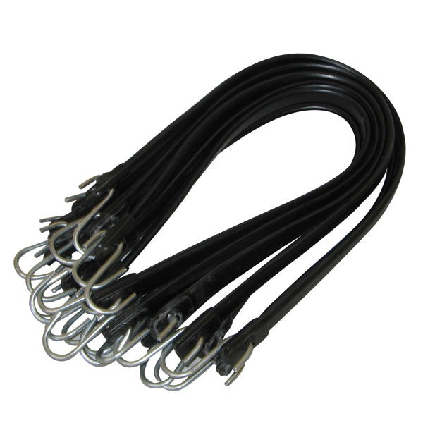 Valley 21" Tarp Strap (10 Pack) EPDM Rubber with 2 Hooks gallery