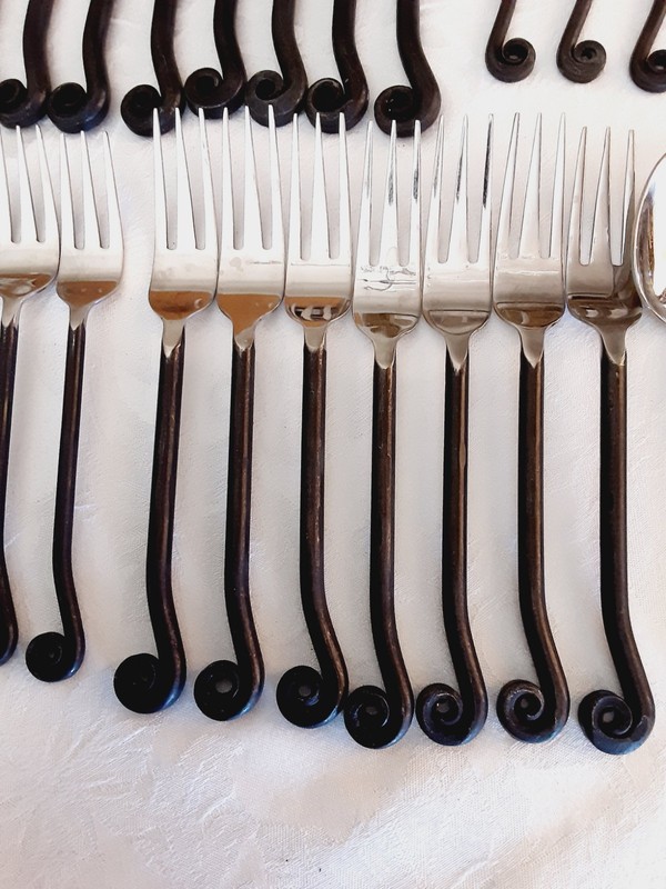 Treble Clef Gourmet Settings GS Flatware 18/10 Stainless 35 Pieces Spoons Forks gallery