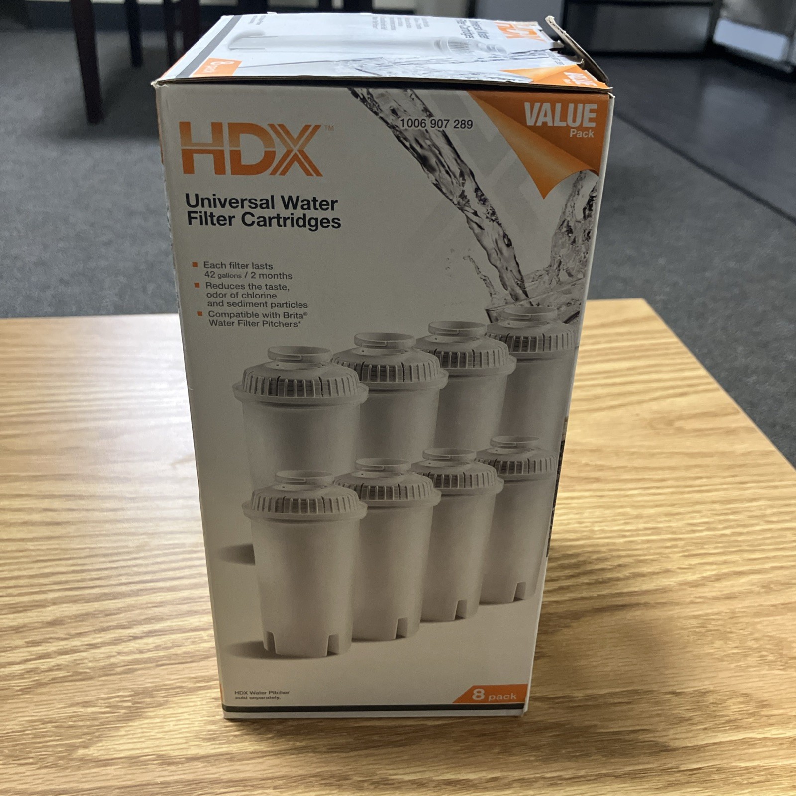 NEW HDX Water Pitcher Universal Replacment Water Filter Cartridges 6-Pack gallery