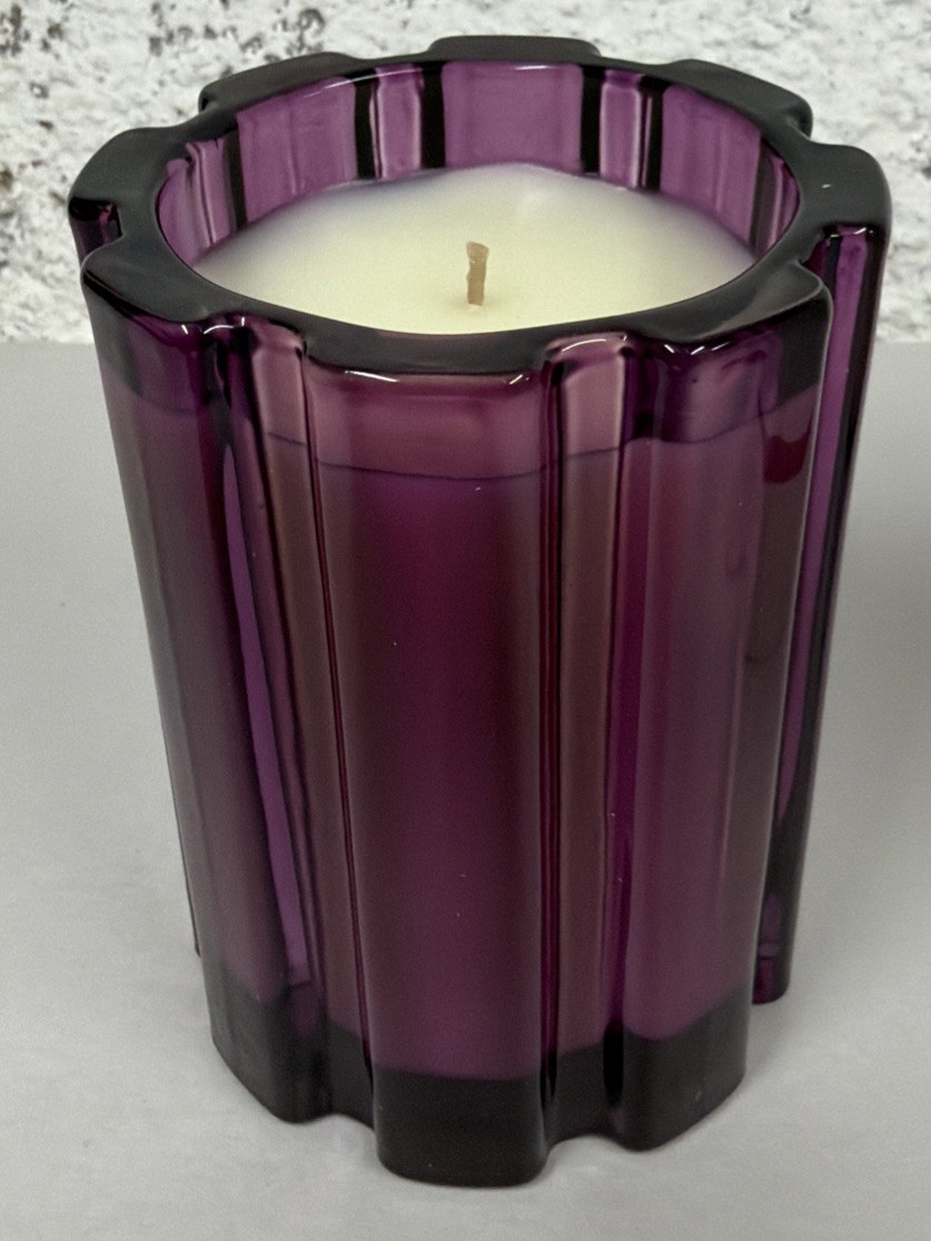 THOMPSON FERRIER VIVID VIOLET VIOLAS- WILD VIOLET MAGNOLIA GILDED AMBER CANDLE gallery
