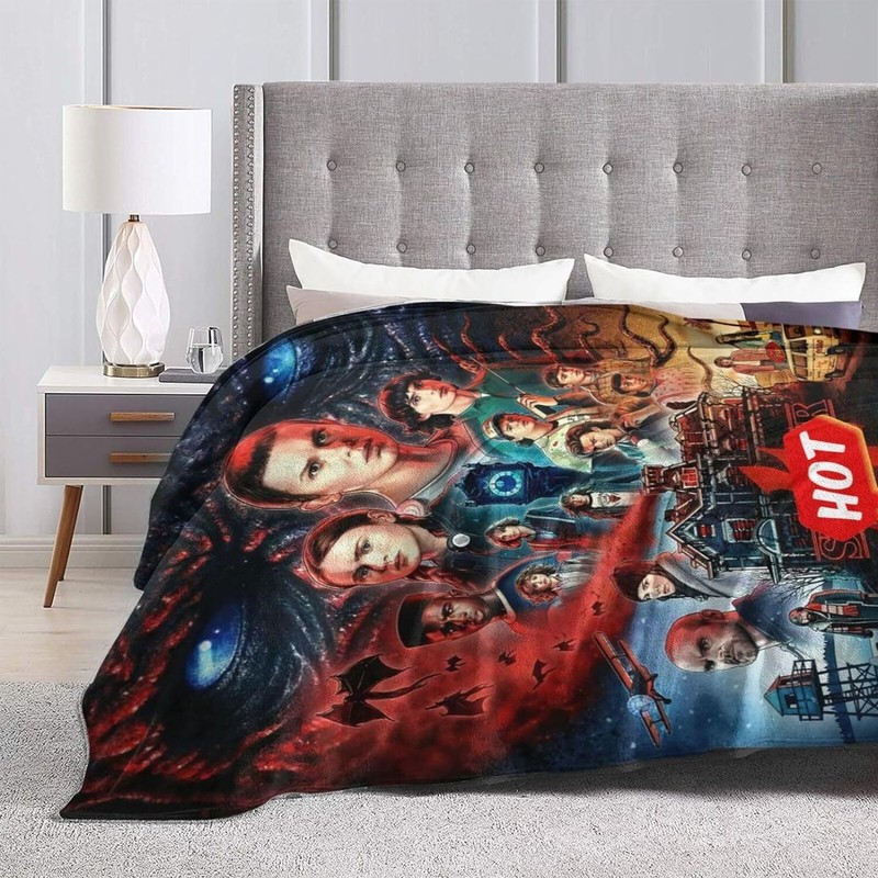 Stranger Things Bedding Duvet Cover Set with 2 Pillowcases Soft Breathable 3pcs gallery