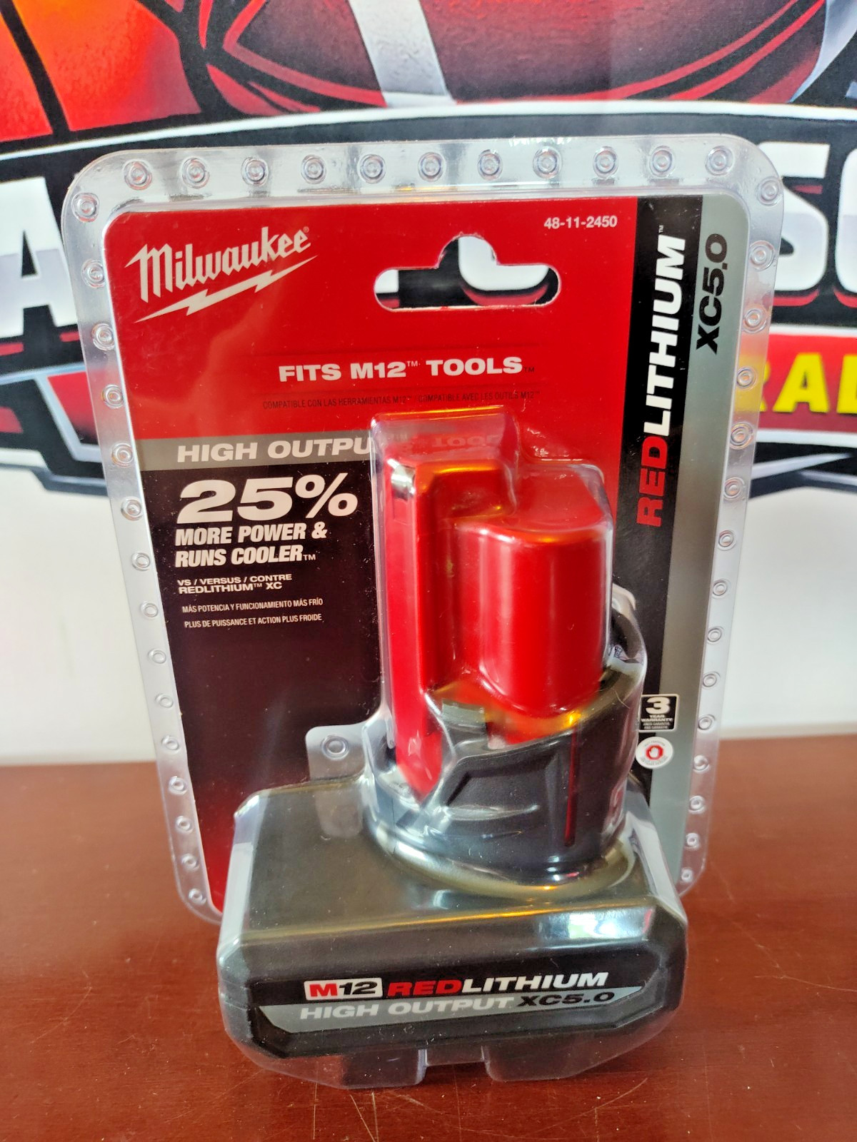 Milwaukee M12 XC5.0 Red Lithium High Output Battery..NIB gallery