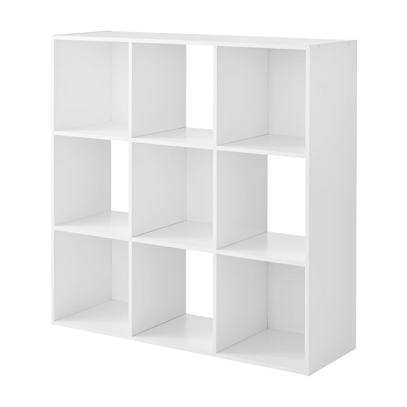 Mainstays 9 Cube Storage Organizer, White gallery