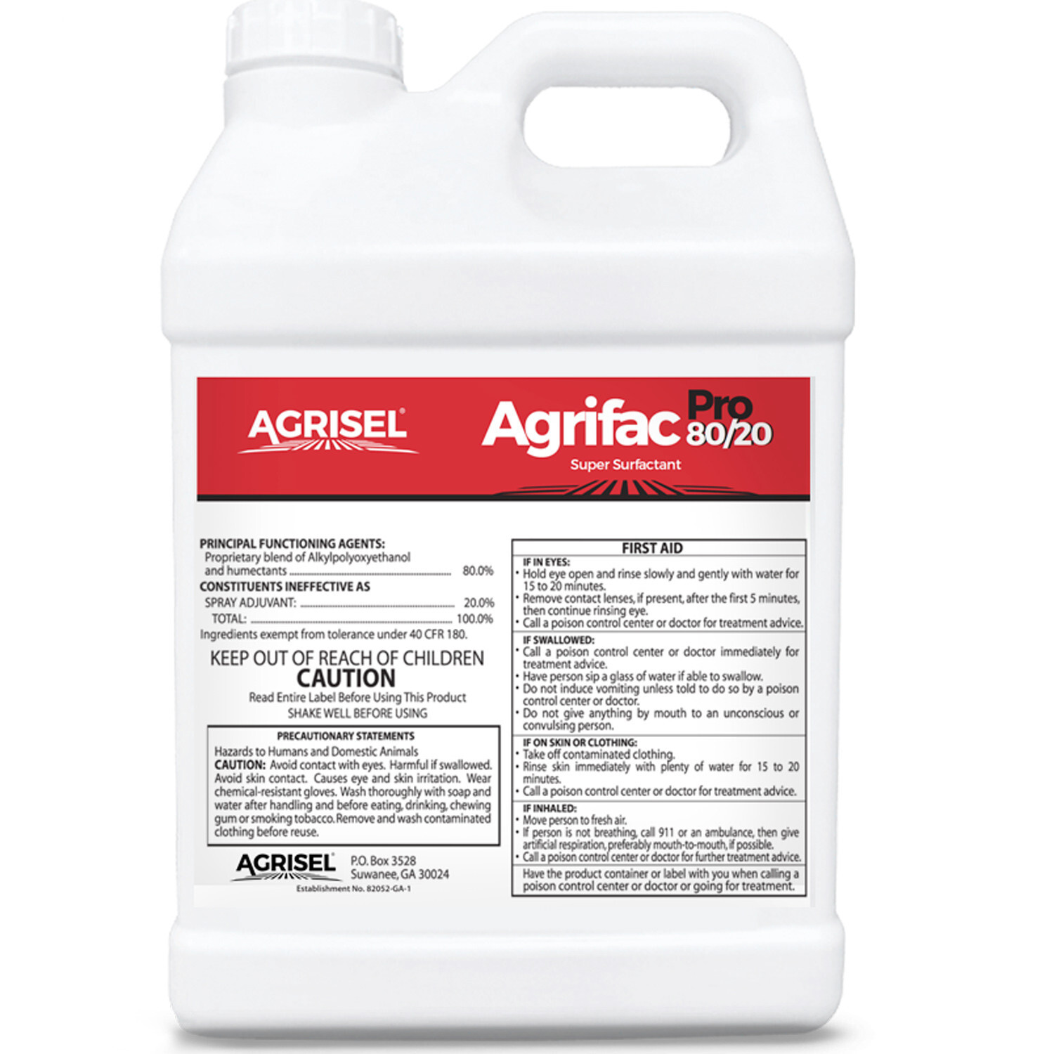 Non-ionic Surfactant ( 1 Gal ) Agrisel Agrifac Pro 80/20 - NOT FOR SALE TO: MN gallery