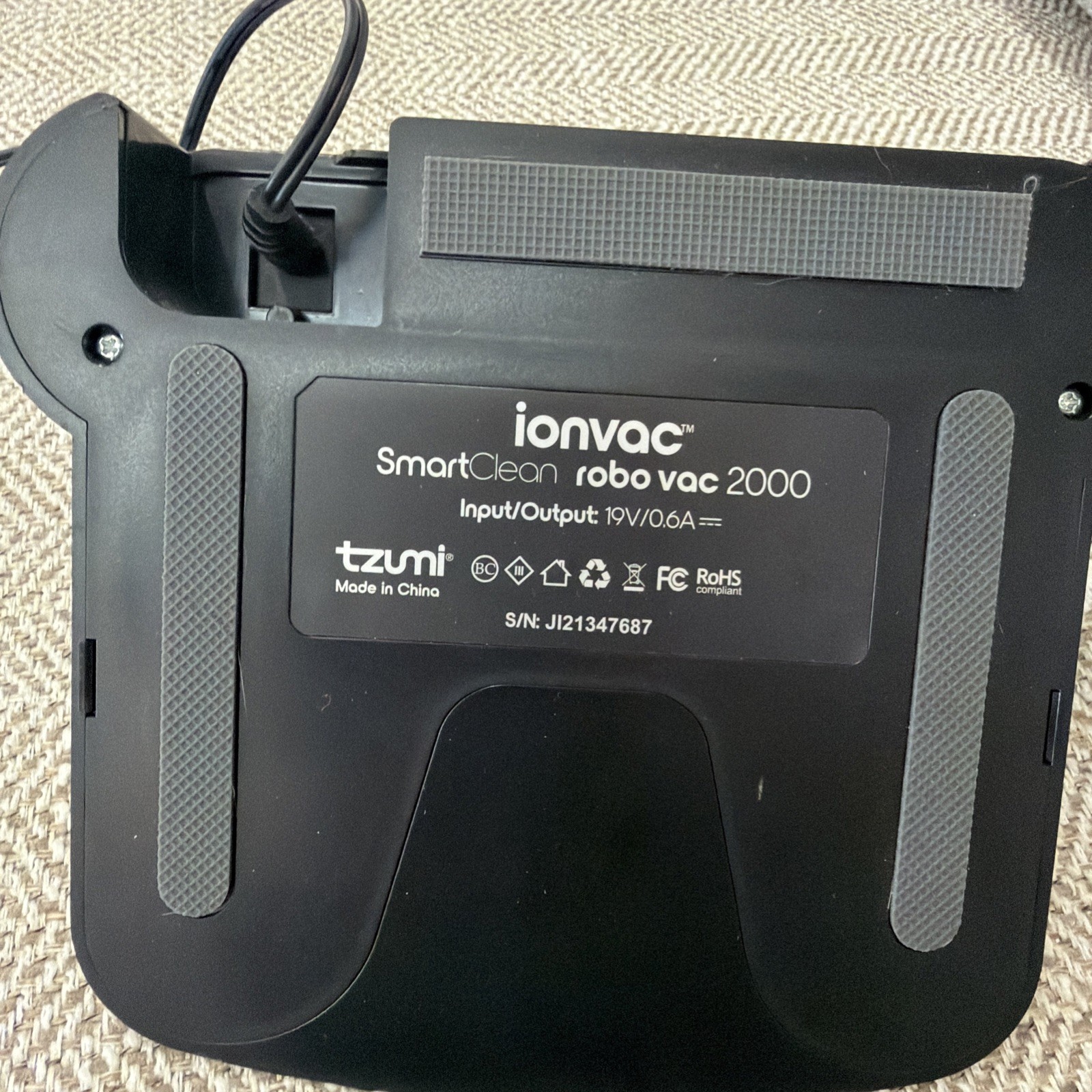 Ionvac SmartClean Robovac 2000 Charging Base w/ Power Adapter *TESTED* gallery