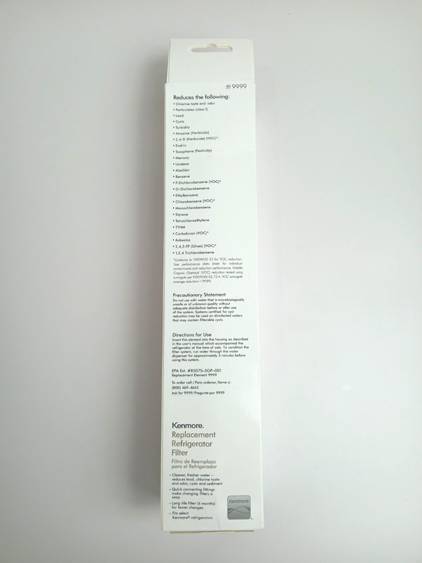 1 Unit Kenmore Replacement Refrigerator Water Filter 46-9999 New Sealed gallery
