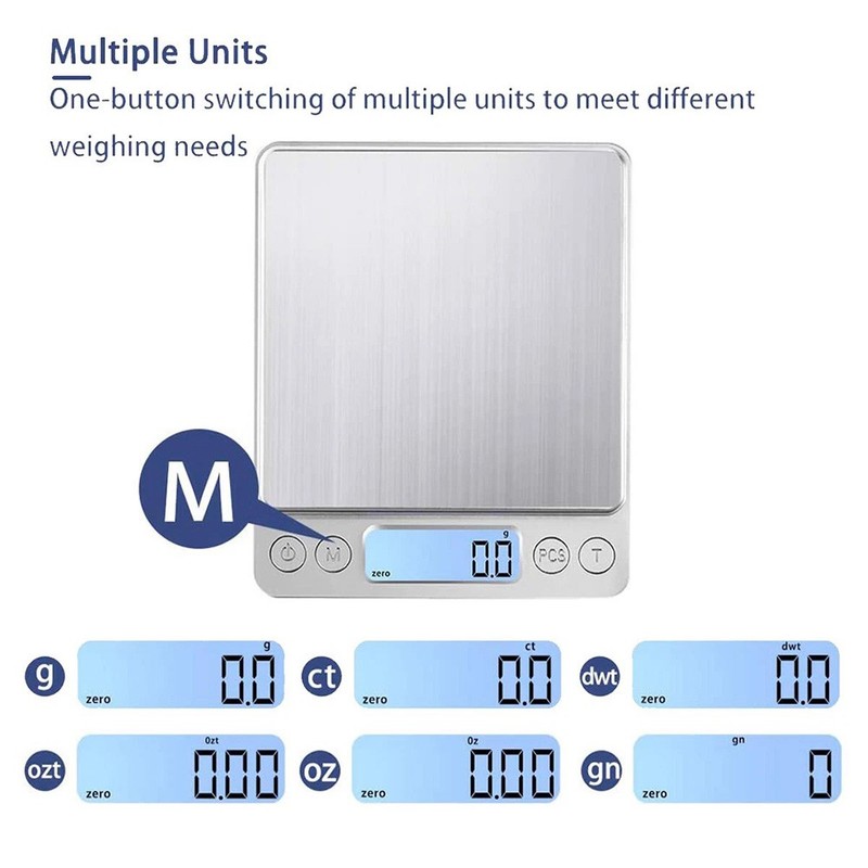 Digital Electronic Food Kitchen Diet Postal Scale Weight Balance 3KG / 0.1g gallery