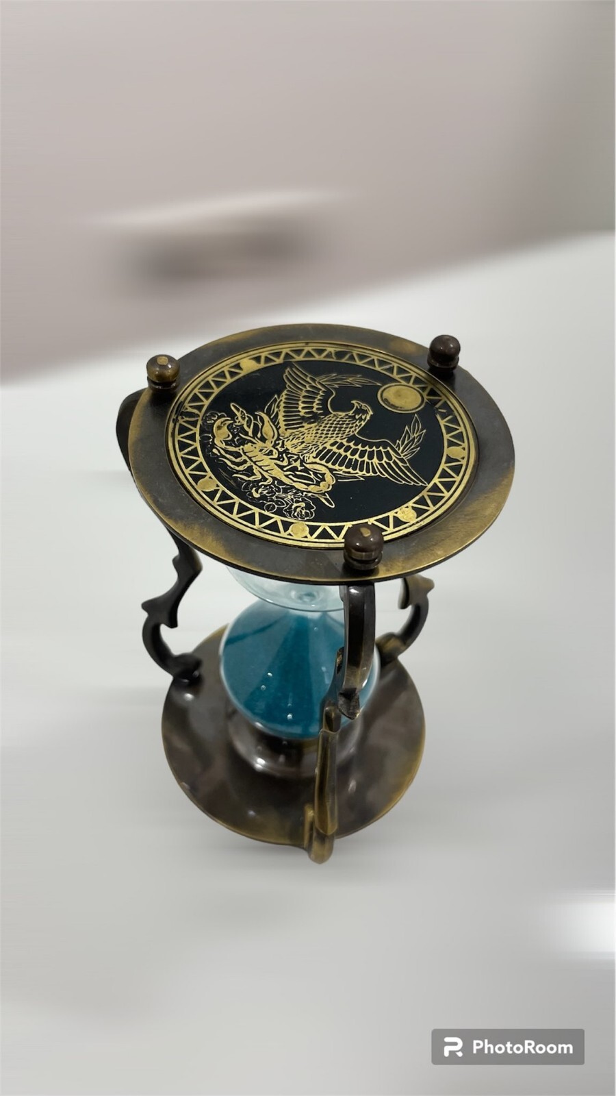 Timer Sand Clock 4 Minutes & Metal Sand Watch 5 Min, Brass Hour Glass Sandglass gallery