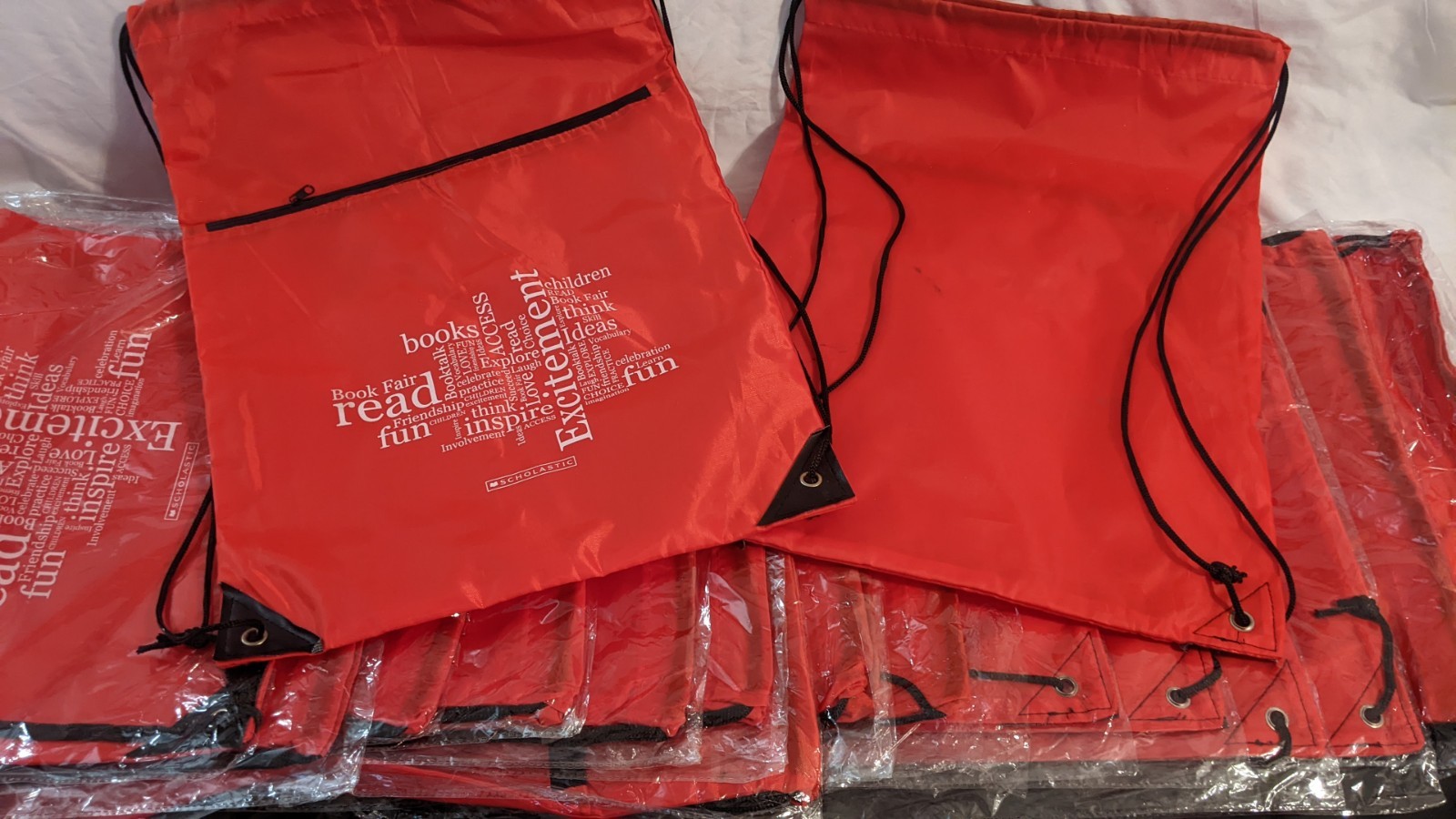 Red Book Lovers Drawstring Backpack String Bag Cinch Sack Pack Storage Knapsack 2