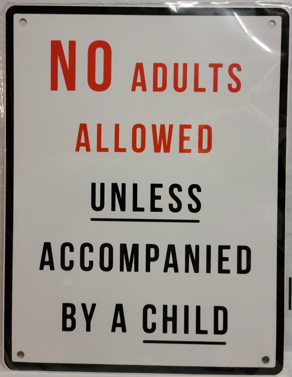 Bullseye’s Playground Pool Metal Sign All Play All Day & No Adults Child Allowed gallery