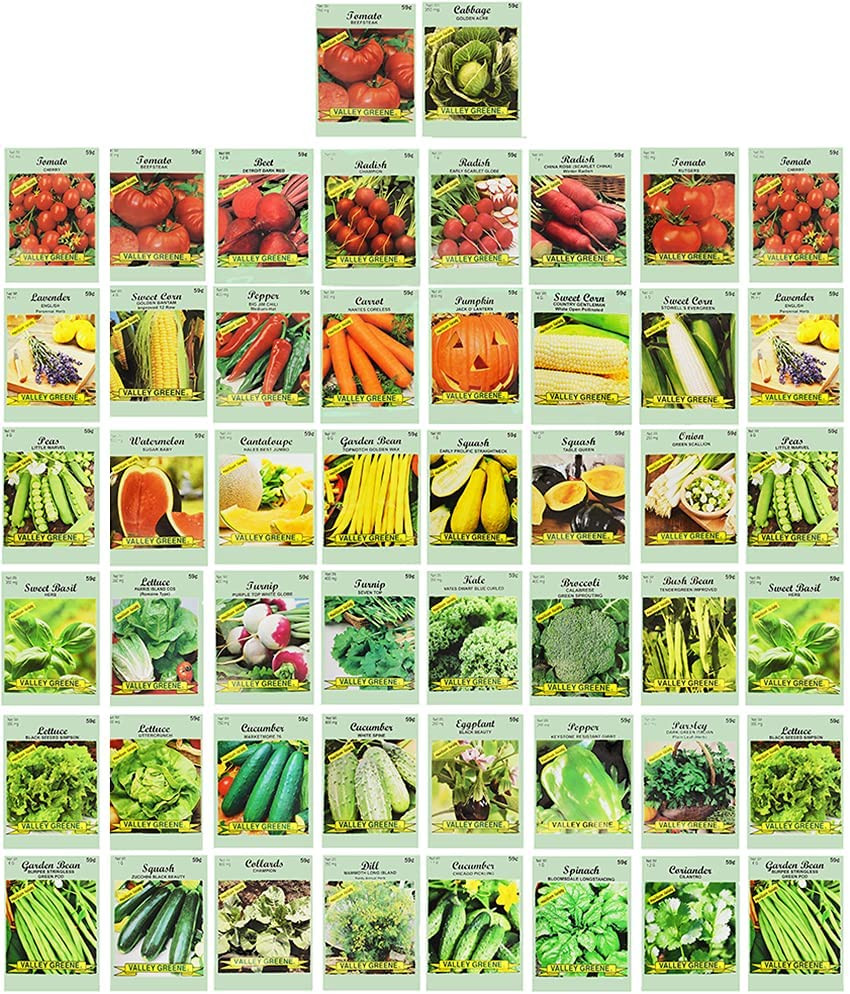 Black Duck Brand 50 Packs Assorted Heirloom Vegetable Seeds 20+ Varieties All Se gallery
