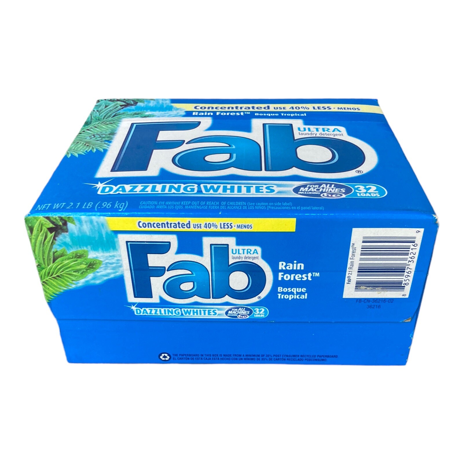 Fab Rain Forest Laundry Detergent 32 Loads Discontinued gallery