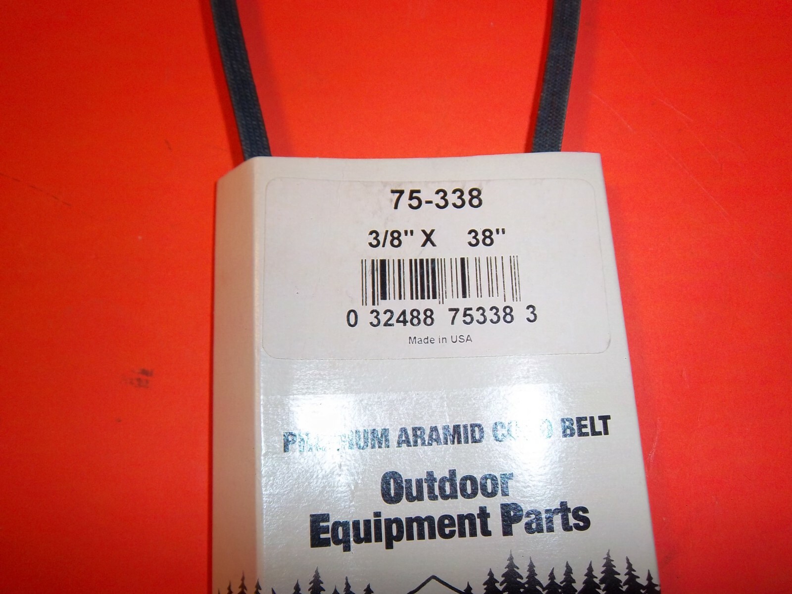 Oregon Exact Replacement Belt 75-338 Premium Aramid Cord Belt 3/8" x 38" gallery