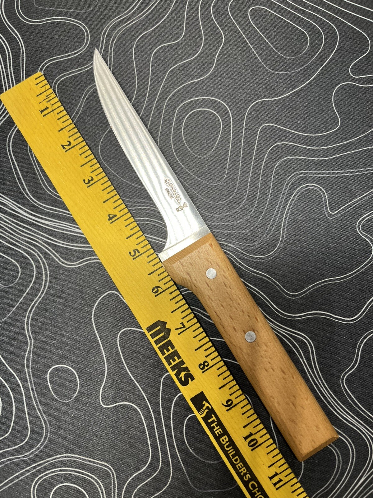 Opinel- 13cm Stainless Steel Parallel Boning Knife Beech Hardwood gallery