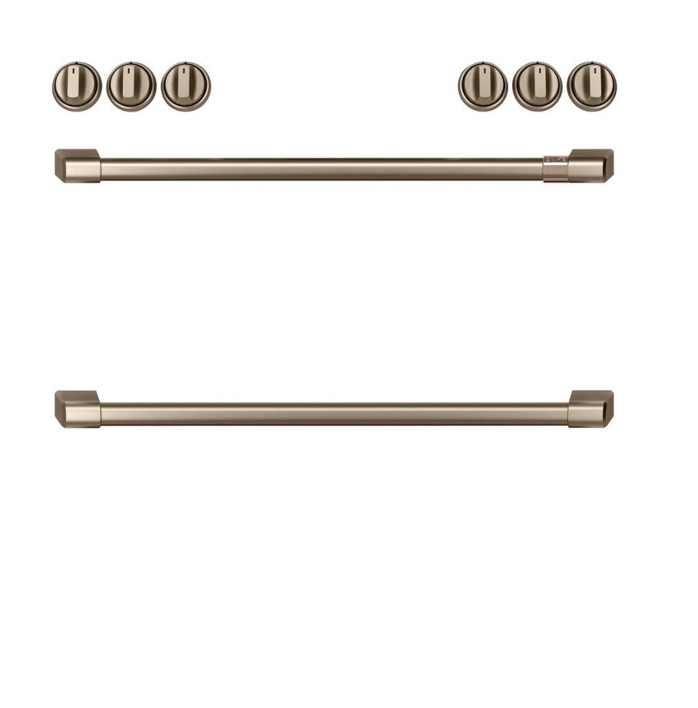 Café Front Control Gas Knobs and Handles Kit - Brushed Bronze. CXFCGHKPMBZ#03 gallery