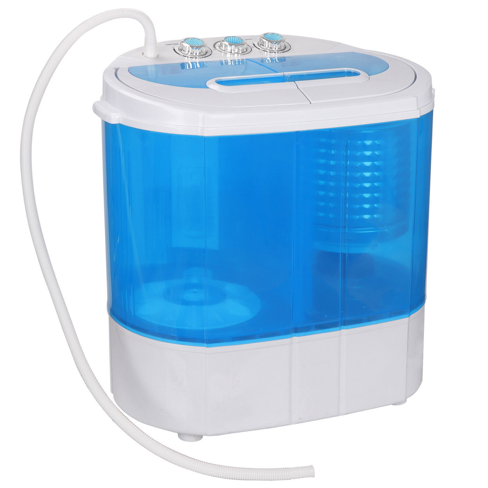 10lbs Mini Portable Compact Washing Machine Spin-Dry Laundry Two Tub Washer gallery