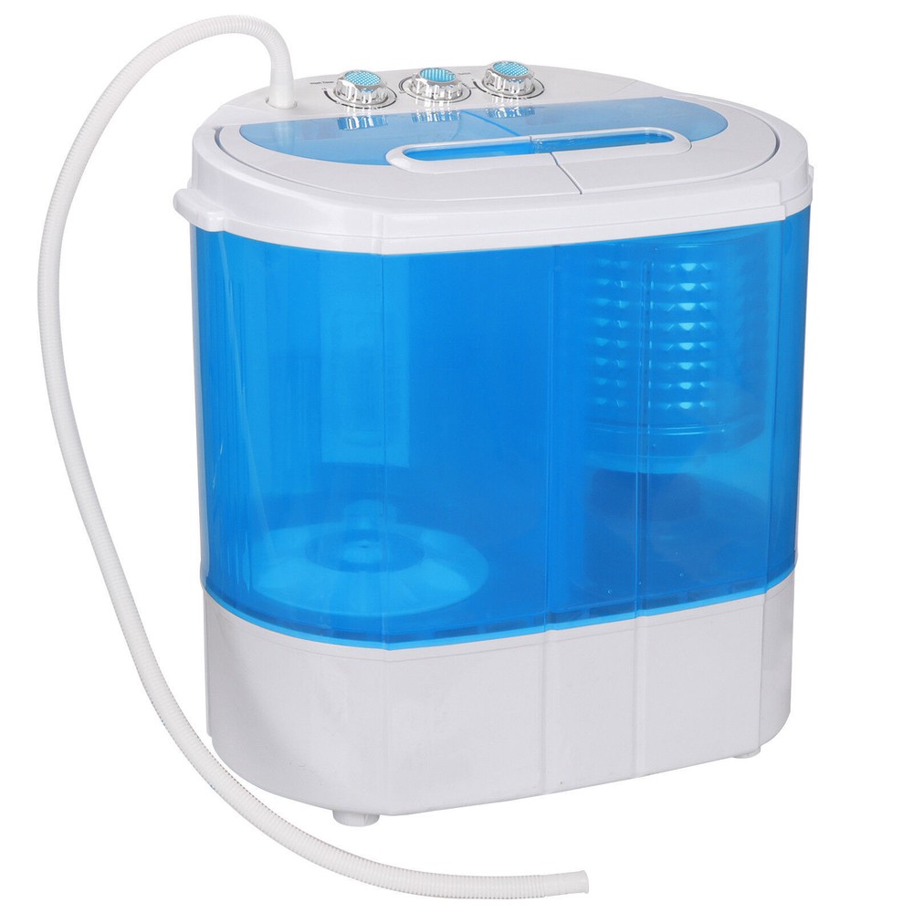 10lbs Mini Portable Compact Washing Machine Spin-Dry Laundry Two Tub Washer