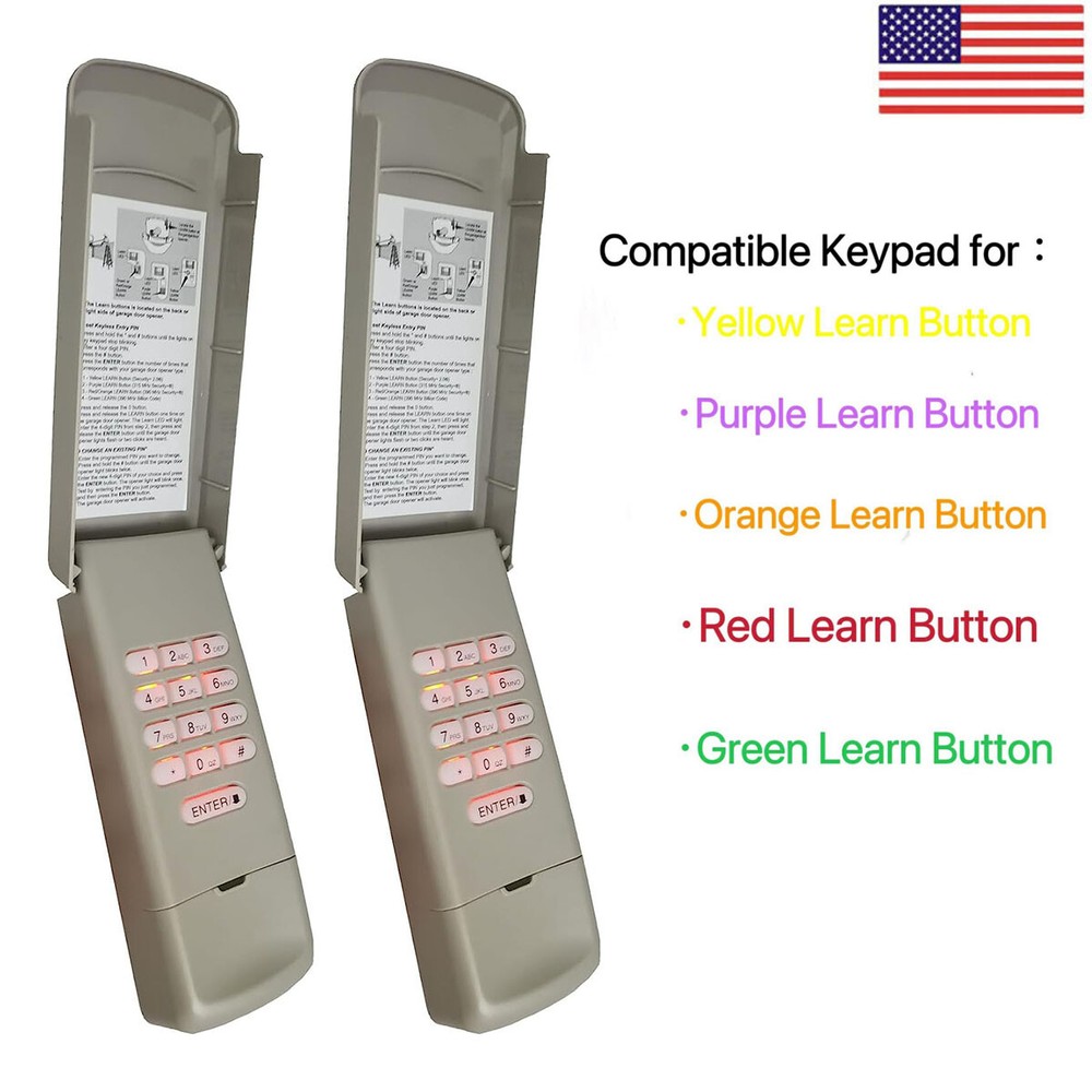 877MAX 877LM Keypad Wireless Keyless Entry for liftMaster Garage Door Opener New
