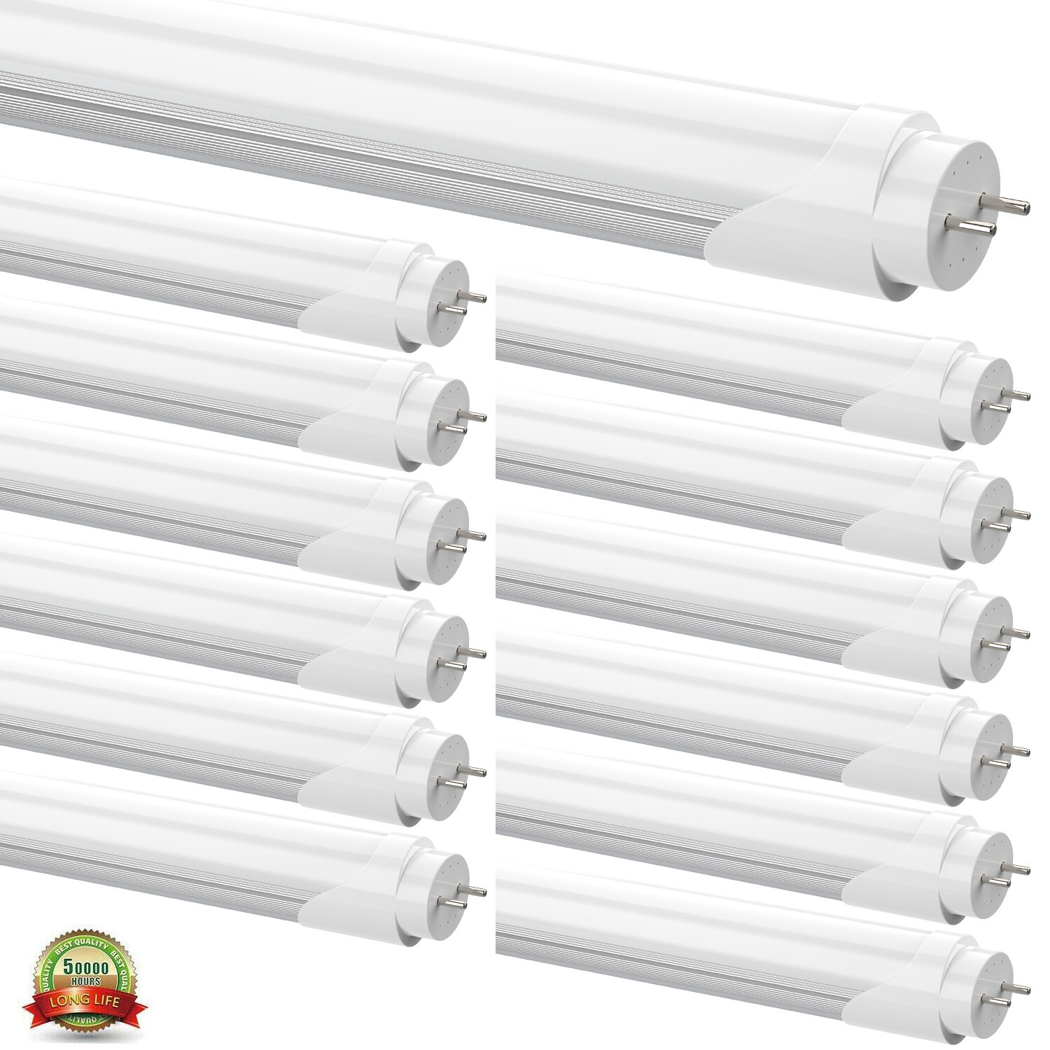 25PACK 4FT LED Shop Light 28W G13 6000K Type B T8 LED Tube F40T12 for Warehouse gallery