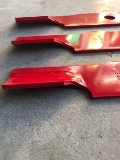 3 Pack HD Hi Lift Blades for 48" Exmark 103-6401 103-6401-S 16-1/4" USA MADE gallery