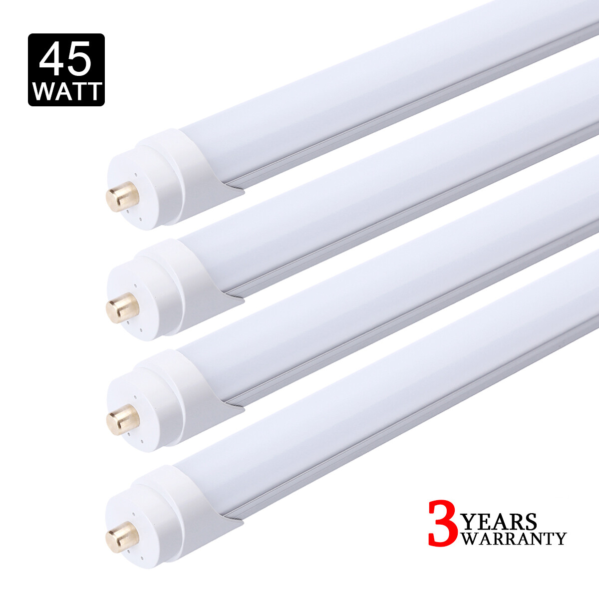 T8 8FT FA8 Single PinLed Tube Light Bulbs 45W T12 8Foot Led Shop Light 6000K gallery