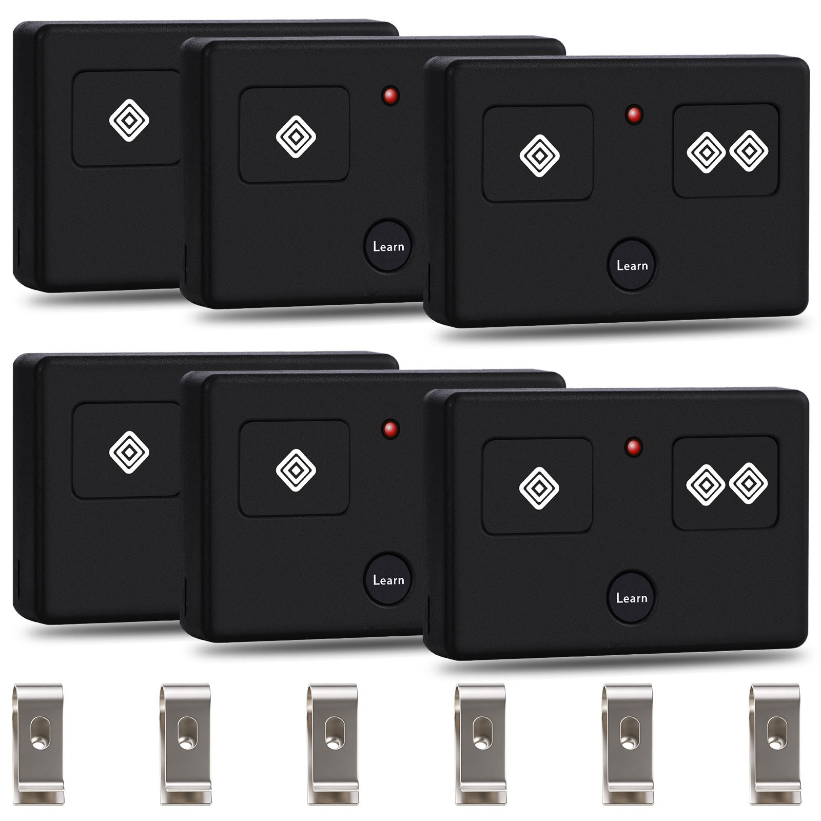 （6 packs）AXS1 Gate Opener Remote Fit for Ghost Gate Opener, 3-Button Remote gallery