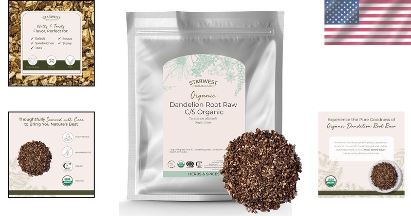Dandelion Root Tea - Organic & Caffeine Free gallery