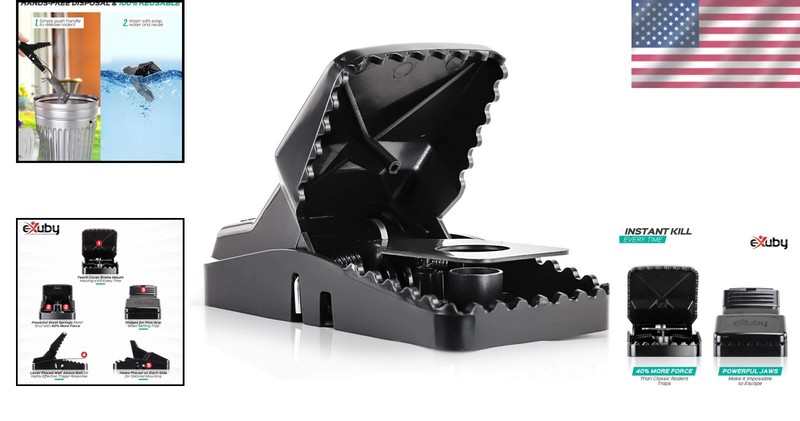 Mega Rat Traps - Quick Kill, Hands-Free Disposal gallery