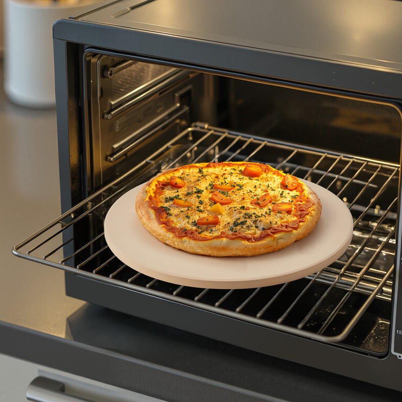 VEVOR Pizza Stone Round/Rectangular Cordierite Baking Stone for Oven & Grilling gallery