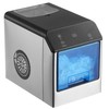 Stainless Steel Nugget Ice Maker, 33lb/24h Output, 3lb Bin, 9.5x13.9x11.9in gallery