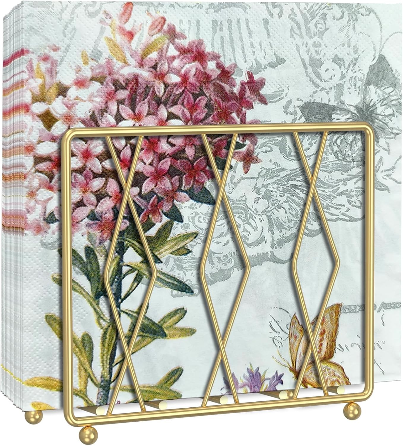 Napkin Holder for Table, Modern Metal Napkin Holders for Paper Napkins & Kitchen gallery