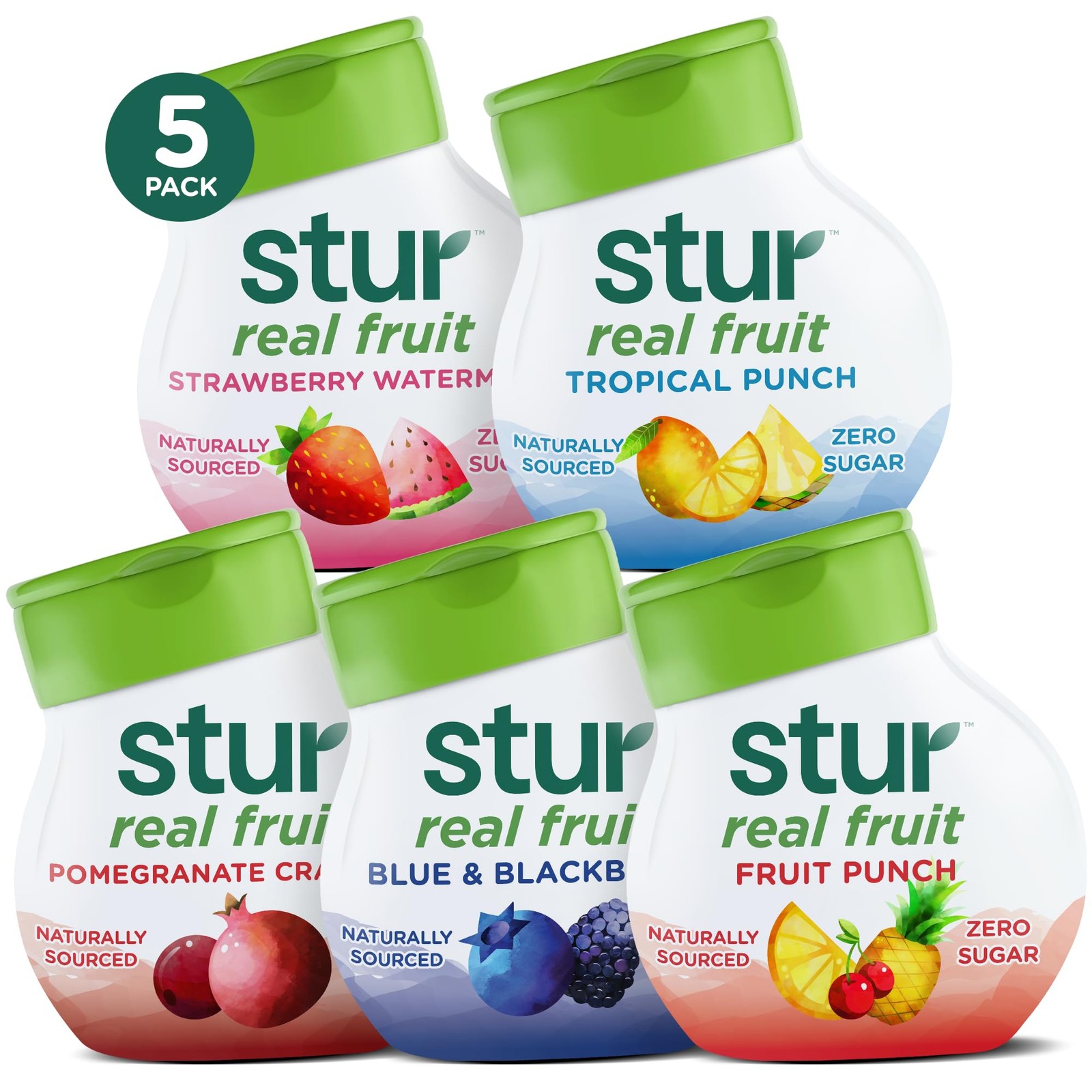 Stur Liquid Water Enhancer | Classic Variety Pack | 1.62 Fl Oz (Pack of 5) gallery
