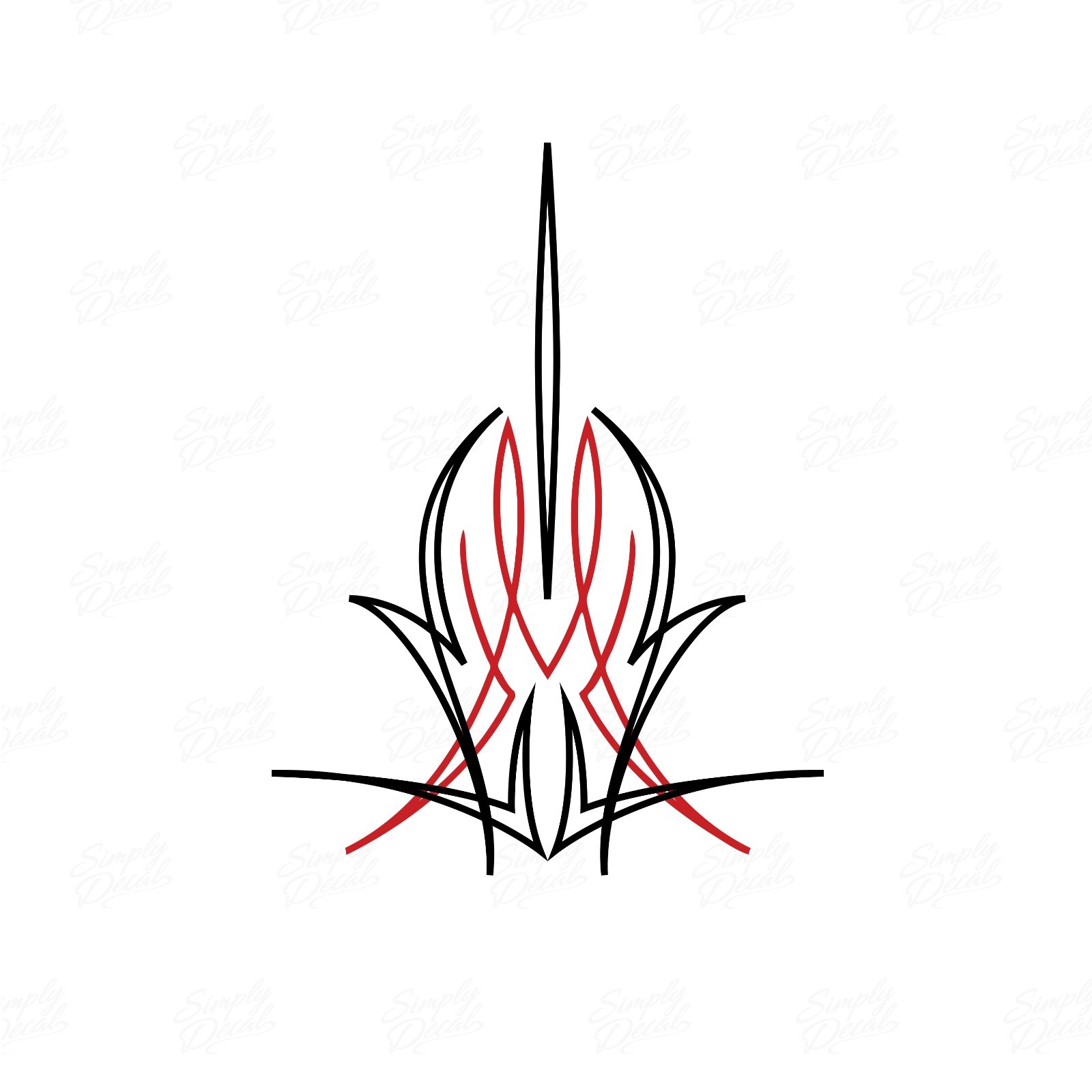Hot Rod Pinstripe Decal - Vinyl Pinstripe Scrolls for Car Truck and Motorcycle gallery