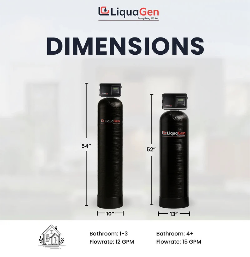 LiquaGen Well Water Filter Air Oxidation Iron Sulfur Removal System Katalox gallery