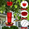 16-Ounce Hummingbird Feeder Glass with 6 Feeding Ports Wide Mouth for Easy Fill gallery